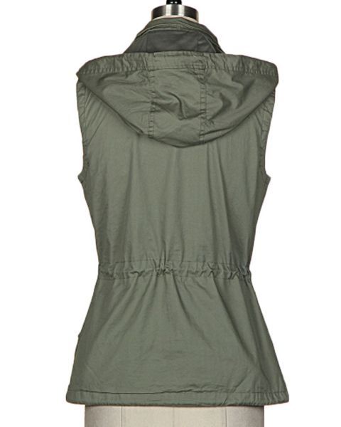 Fashionomics Olive Utility Vest 