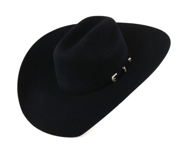 Felt Cowboy Hat - 5X Black 