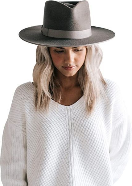 Gigi Pip Monroe Rancher Western Felt Hat for Women, 100% Wool