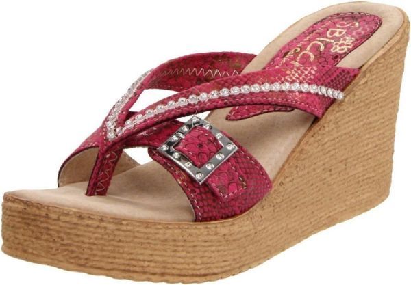Compass Pink  Wedge by Sbicca