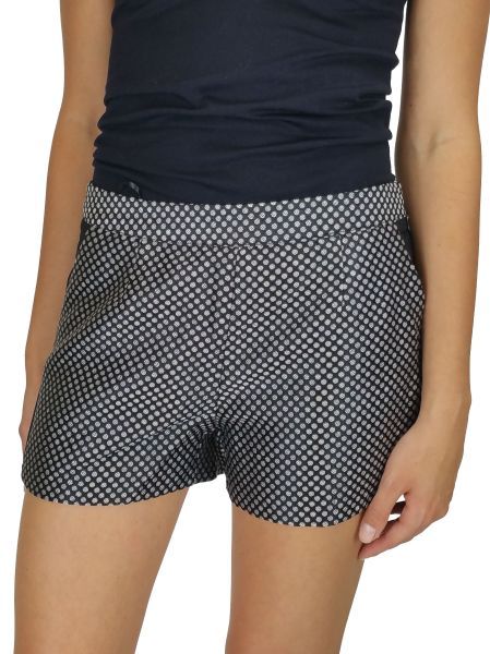C Luce LP2103 Black and White Polka Dot Dress Shorts