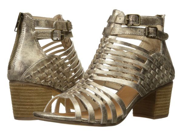 Not Rated Ofanto Caged Heel in Gold