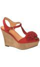 Nicole Shoes Abloom in Apple W25235