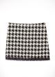 Judith March 655SK-4 Black and White Houndstooth Skirt
