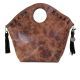 Double J Saddlery Las Cruces Brown Bolsa Bag in Grizzly Bear Cognac