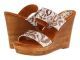 Credence Bronze Rose Double Strap Wedge by Sbicca