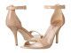 Madden Girl Dafney Nude Patent Leather Strappy Heel