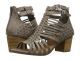 Not Rated Ofanto Caged Heel in Grey