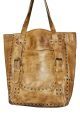 Bed Stu Shae Studded Tote in Tan Rustic