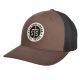STS Ranchwear Logo Felt Patch Cap in Brown Black