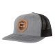 STS Ranchwear Crest Bull Patch Cap in Heather Gray Black