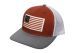 STS Ranchwear STS Flag Logo Cap in Red White Heather Gray