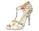 Blue by Betsey Johnson Tee Floral Strappy Heel